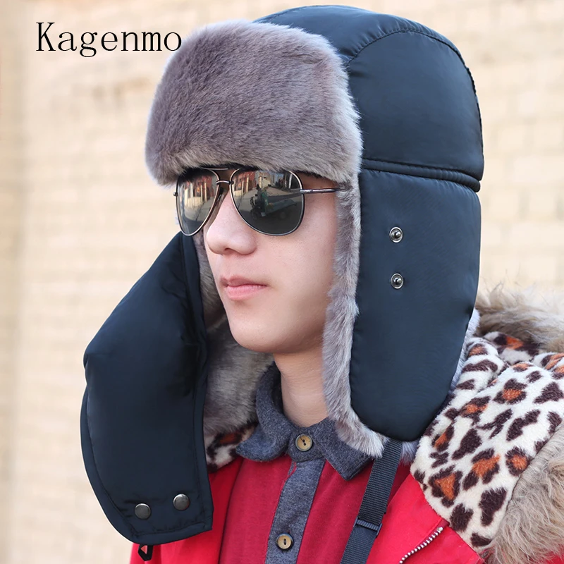 Кепка Kagenmo мужская зимняя хлопковая защитная утепленная|bomber hat|winter bomber hatwinter |