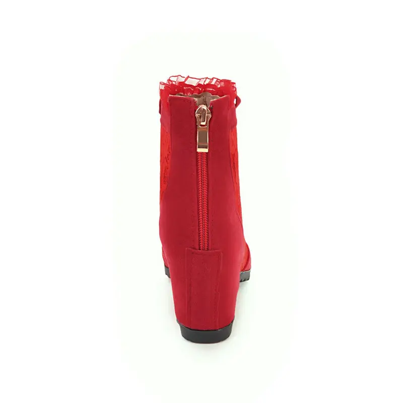 2019 г. женские весна осень Женские ботинки Модные ботильоны с круглым носком 11 5 см