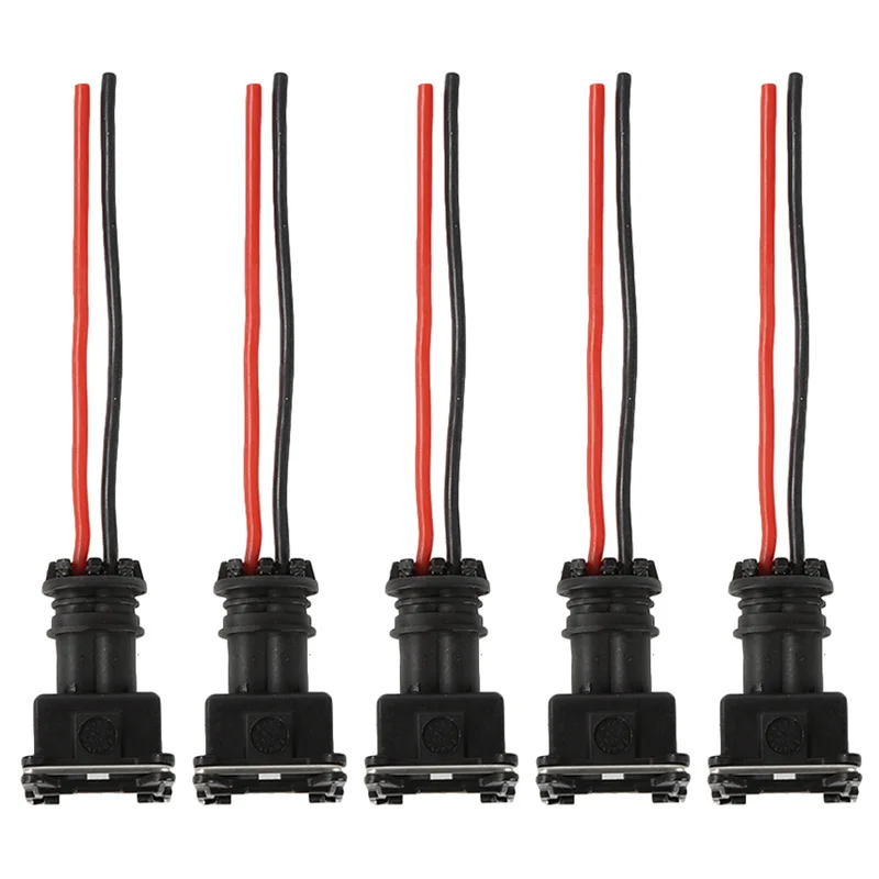 5 шт. подходит для любого RC Bosch EV1 Pigtail Cut & Splice топливный инжектор соединитель