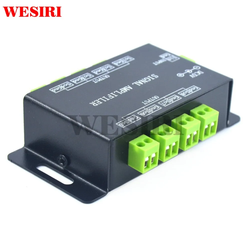 WS2812B WS2811 APA102 усилитель сигнала для DC5V 12V SK6812 Светодиодная лента|led amplifier|led strip