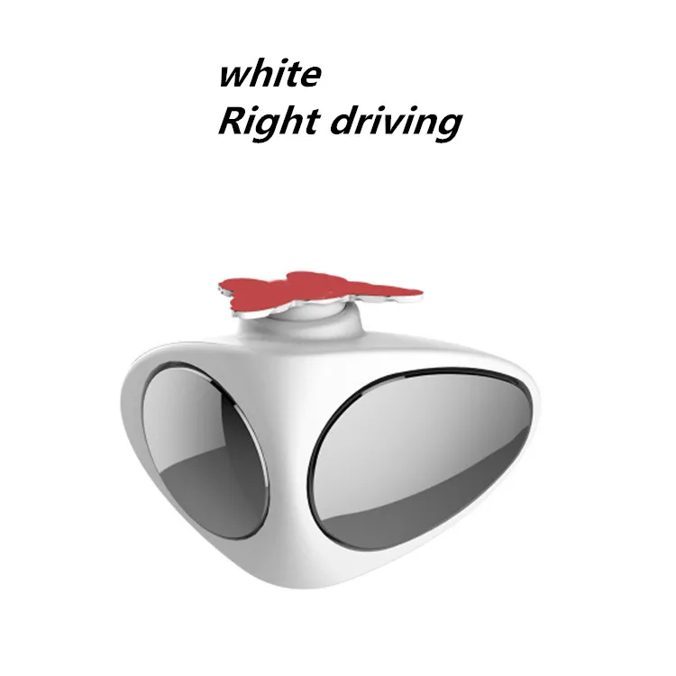 white Right driving 360 ° вращающийся 2 боковых окон автомобиля Зеркало для слепой зоны выпуклое зеркало Automibile внешний вид сзади Парковка зеркало защитные аксессуары для заднего хода - Цвет: white Right driving