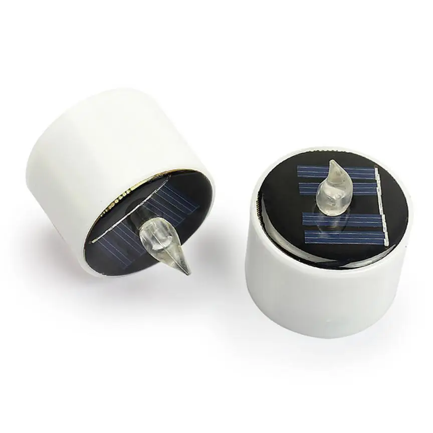 Светодиодный светильник на солнечной батарее 1 шт. беспламенный электронный