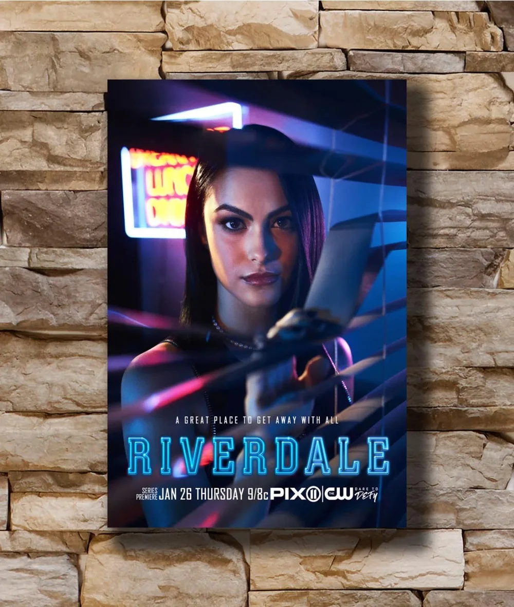 Art Poster New Camila Mendes Riverdale Season 1 Crime Mystery USA TV Show Light Canvas Wall 14x21 20x30 24x36In N931 | Дом и сад
