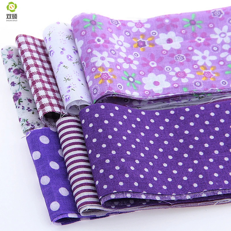 Хлопок 2015New arrivals10pcs / lot джелли ролл швейная текстильные фиолетовый комплект ткани полосы 5 см x 100 см tildas стегальные кукла полотна