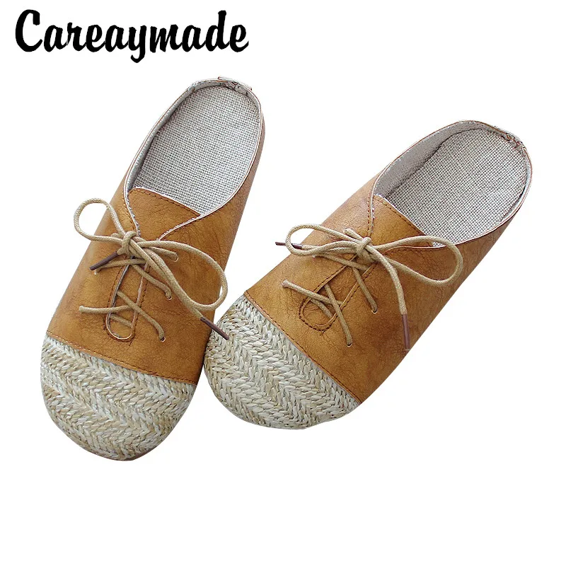 Новинка литературные и художественные летние женские тапочки Careaymade Модная
