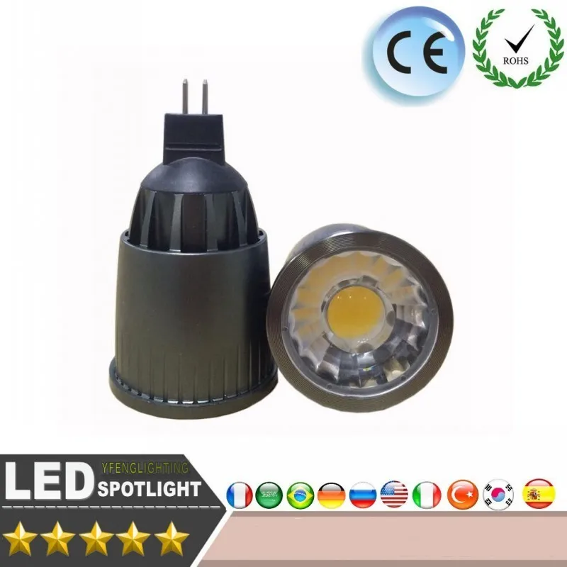 Светодиодная лампа MR16 GU10 E27 9 Вт 12 15 20 220 В 110 в Диаметр точечной лампы Яркий Мини