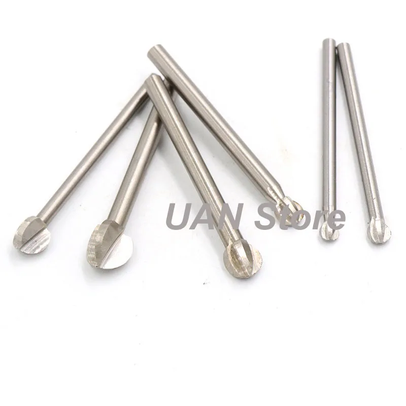 URANN HSS Steel Woodworking Root Carving Router Bit End Mill Milling Cutter Burrs Embryo Tool | Инструменты