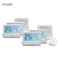 weekly programmable water underfloor heating smart thermoregulator room temperature controller 4 thermostats controlled by app
