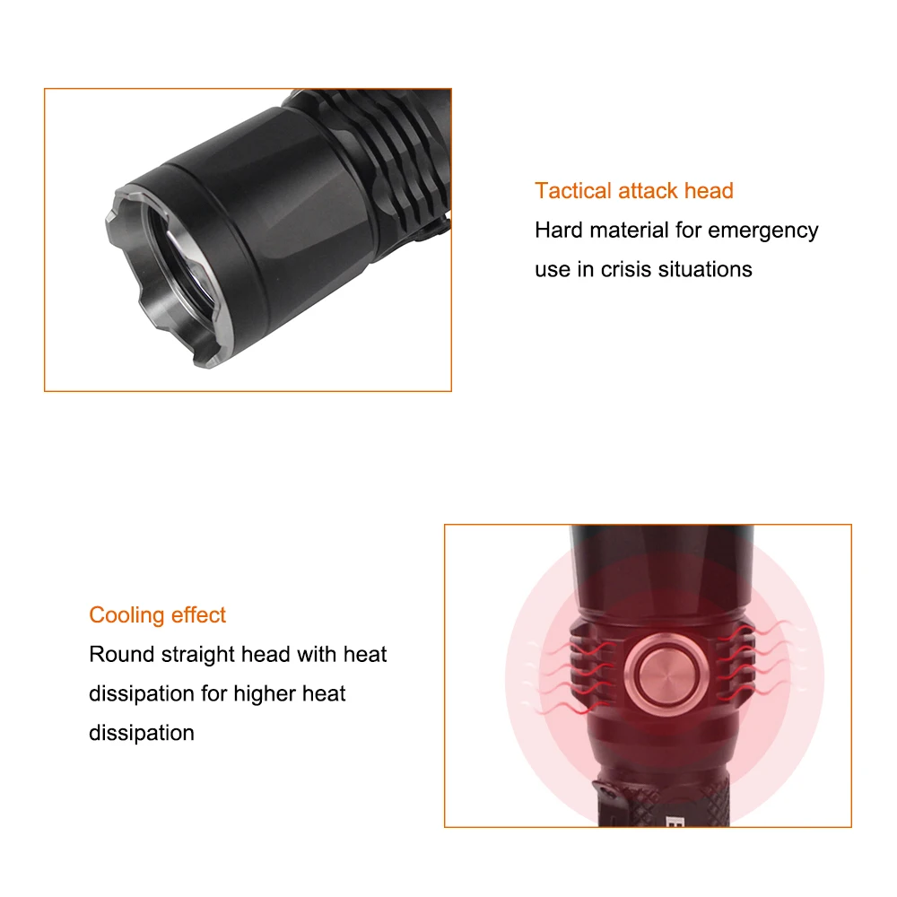 Мощный тактический светодиодный светильник-вспышка 18650 Cree XP L2 1380 лм фонарь светильник мини портативный светильник-вспышка 5 режимов