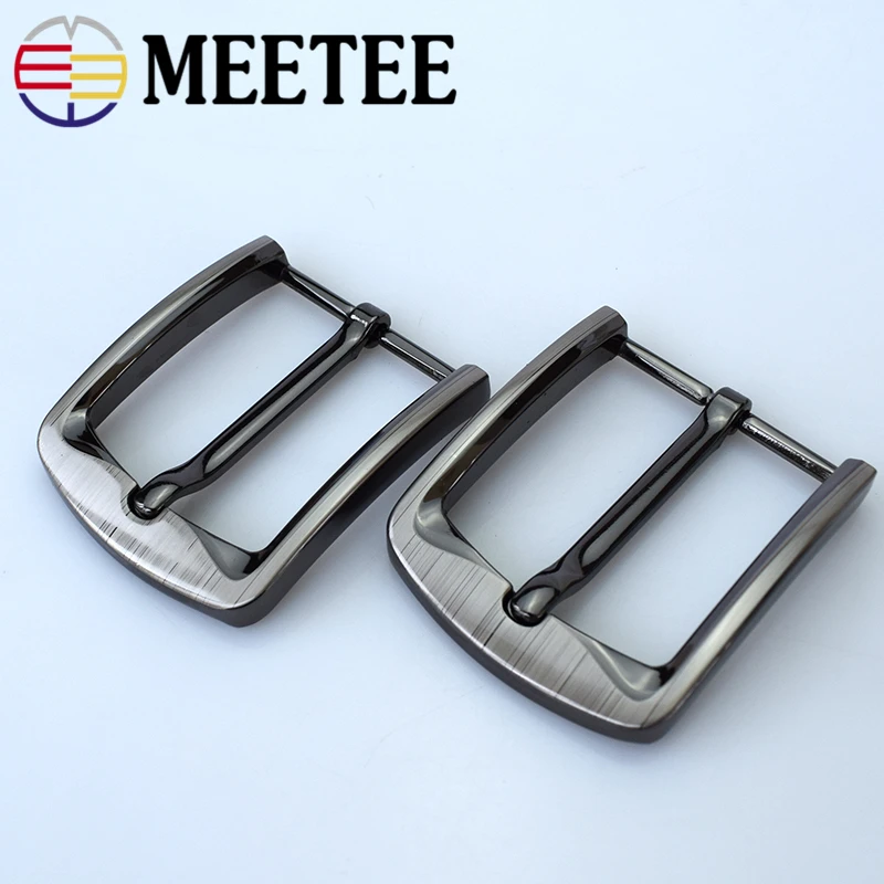 Meetee 3,9 см широкий пояс Пряжка Чистая латунная пряжка Быстрый открытый мужской огонь пояс головы подходит 3,6-3,8 см для украшения джинсов Кожа ремесло