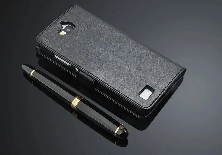 Флип-чехол для Huawei Honor 3C кошелек задняя крышка из искусственной кожи чехол