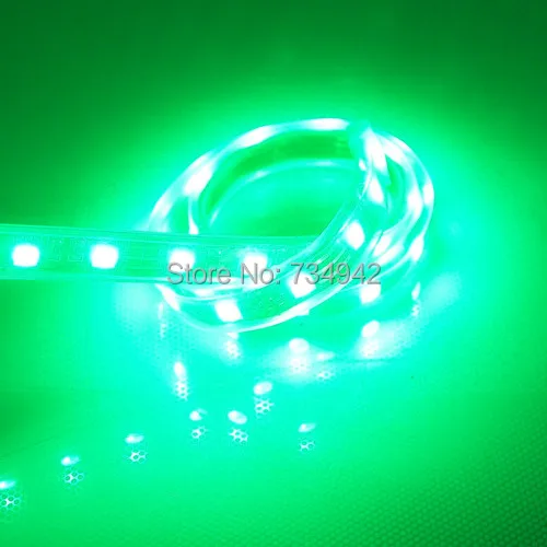 Waterproof-IP67 1 метр DC 12 V SMD5050 гибкий светодиодный ленты 60 s на белый красный зеленый