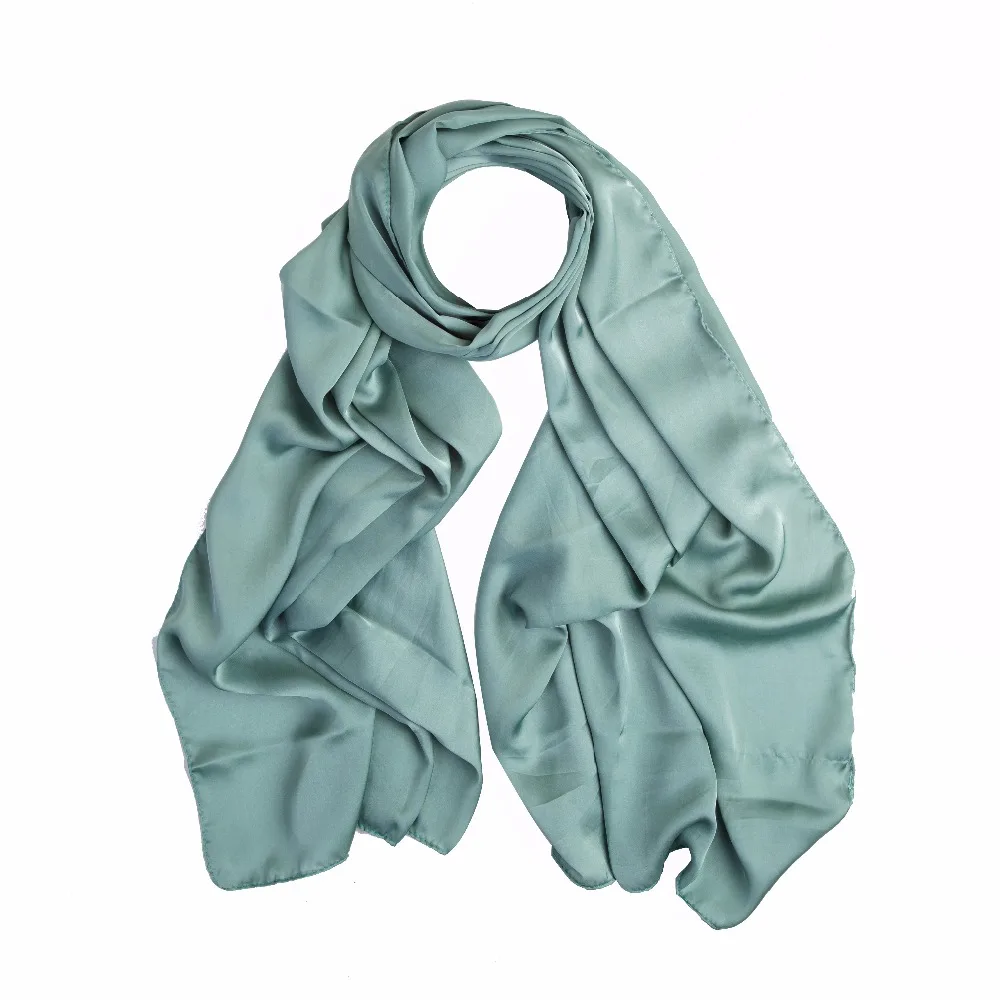 Uphily мусульманских хиджаб шифоновый шарф Мусульманский Хиджаб Шелковый шелковые