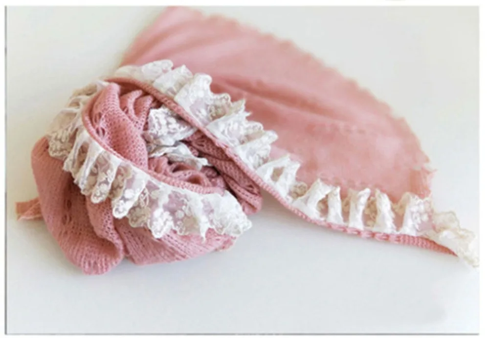 Baby blankets newborn super soft wrap towel baby stretch cloth lace blanket photograph shoot retro props | Мать и ребенок