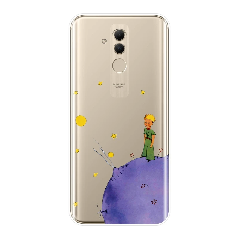 Силиконовый чехол для телефона Маленький принц Космическая Звезда Huawei Mate 9 10 20 Lite