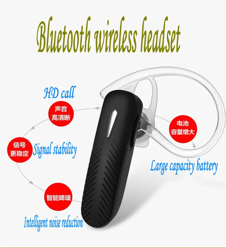 Мини стереонаушники Беспроводной Bluetooth наушники V4.1 Хэндс фри с универсальные для