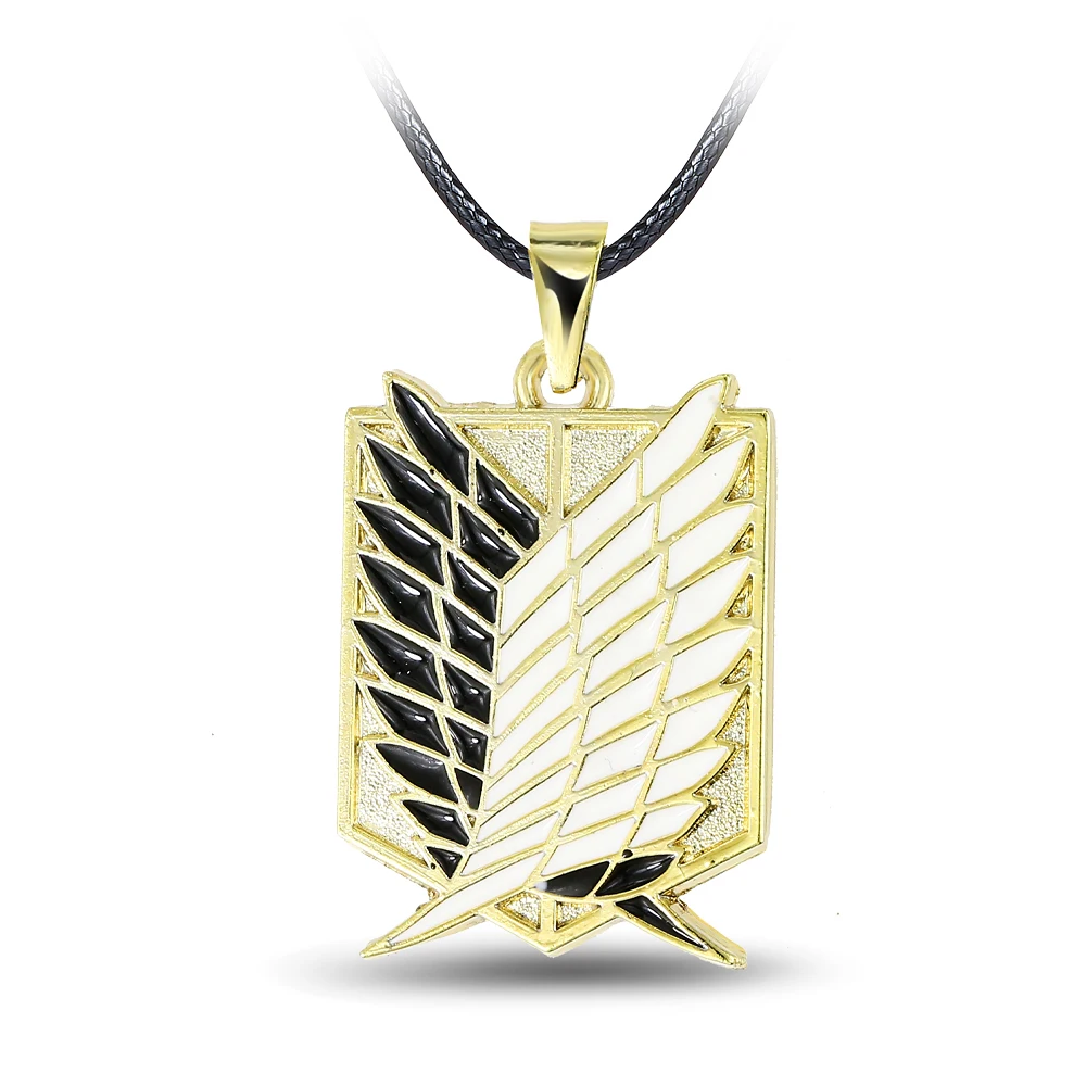 MJ ювелирное аниме Attack on Titan Scout Regiment Charm кулон ожерелье для косплея ювелирные