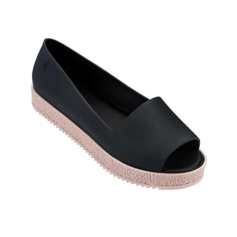 Женские босоножки на плоской подошве Melissa пазл новинка 2019 Брендовые однотонные