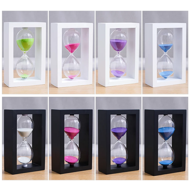 Песочные часы с таймером на 60 минут бесплатной гравировкой песочные деревянные