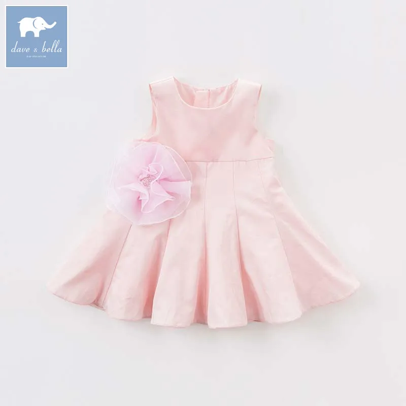 DB7460 dave bella/летнее платье в стиле Лолиты для маленьких девочек на день рождения и