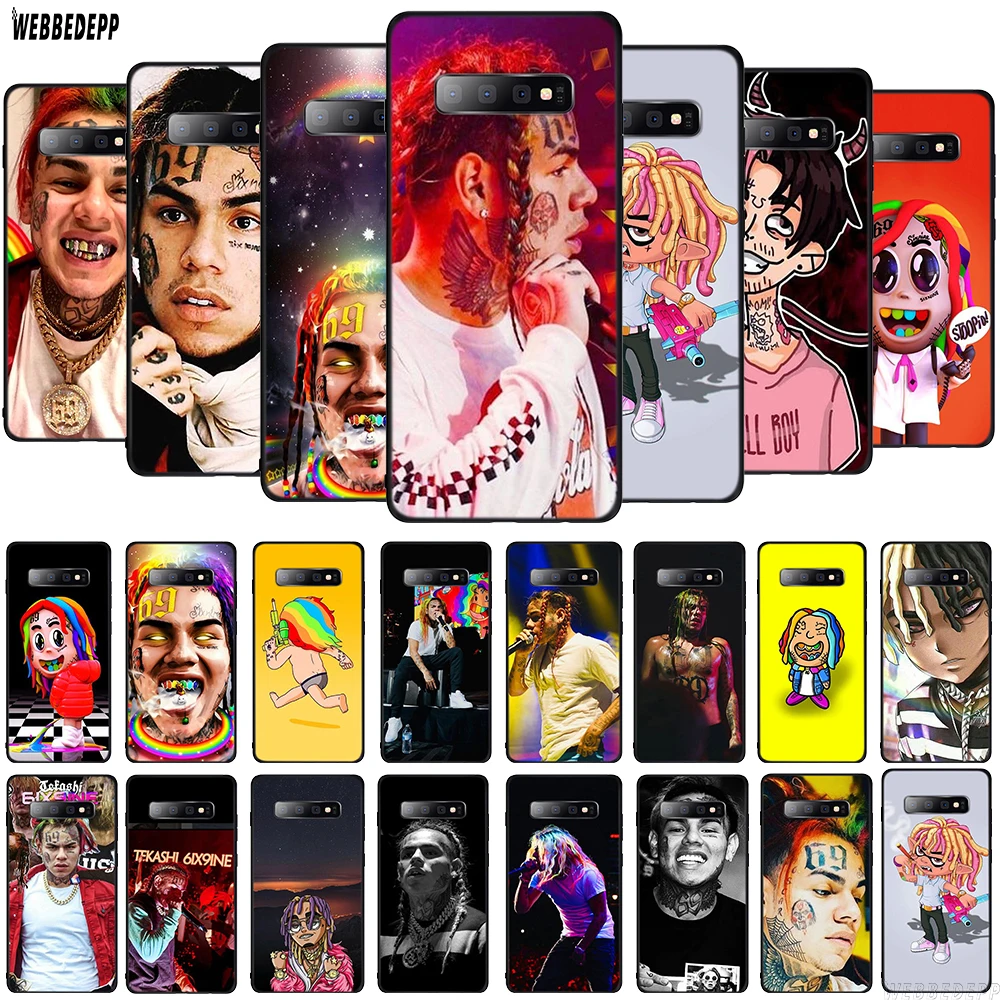 WEBBEDEPP 6ix9ine Tekashi69 чехол из ТПУ для Samsung Galaxy A10 A30 A40 A50 A70 A6 A8 A9 J6 2018 Note 8 9 мягкий |