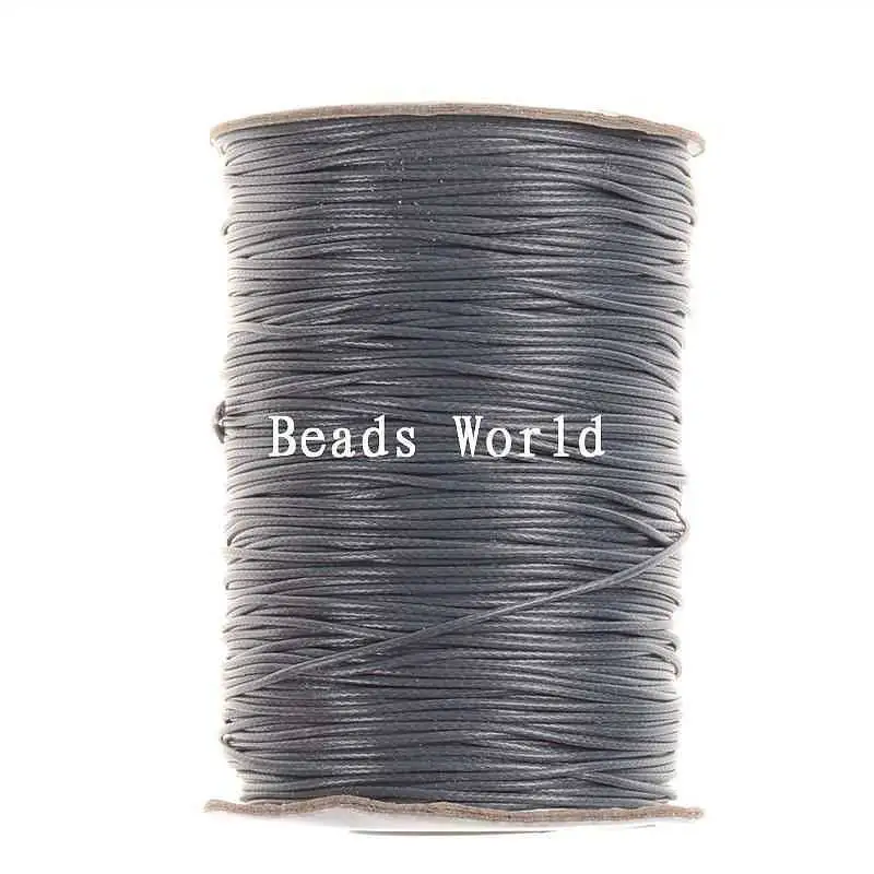 Best Quality 1 Roll(Approx 170M) Wax Rope Handmade DIY Jewelry Thread Cotton Cord Findings 1mm Dia(W05600-W05607) | Украшения и