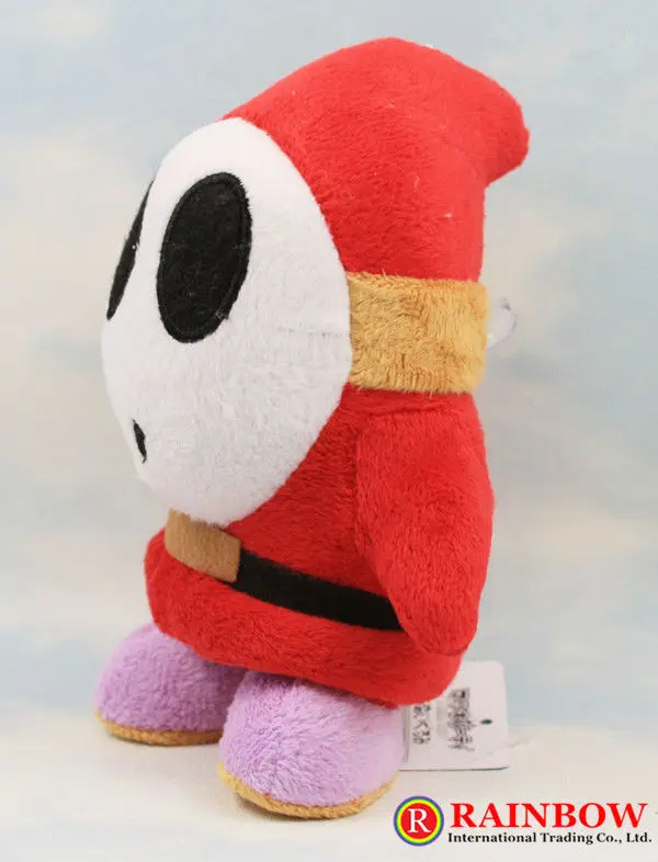 Супер марио плюшевые игрушки мягкая животных застенчивый парень рисунок кукла 6