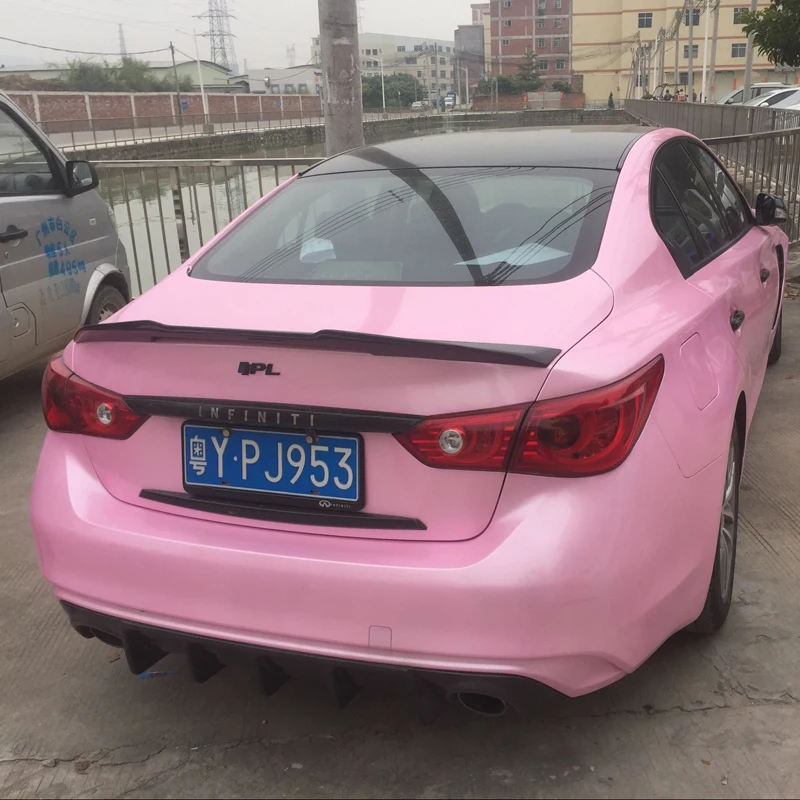 Спойлер PSM Style из углеродного волокна задний багажник крыло подходит для Infiniti Q50