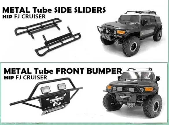 Металлические Боковые слайдеры и бампер для HPI Fj Cruiser Rock Cralwer Truck 4x4 | Игрушки хобби