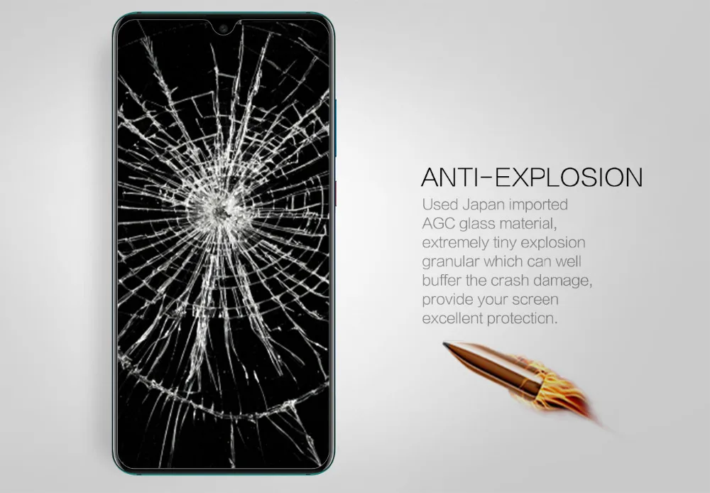 Пленка Nillkin из закаленного стекла для Huawei Mate 20 Amazing H + Pro Nano противовзрывная