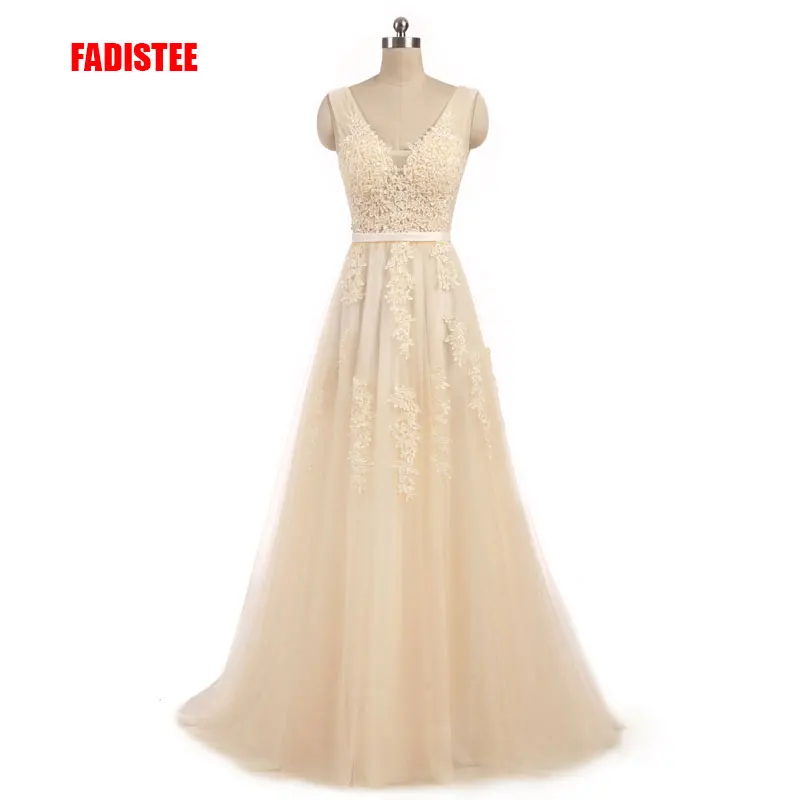 Vestido de novia para boda белое свадебное платье Festa трапециевидной формы с аппликацией на