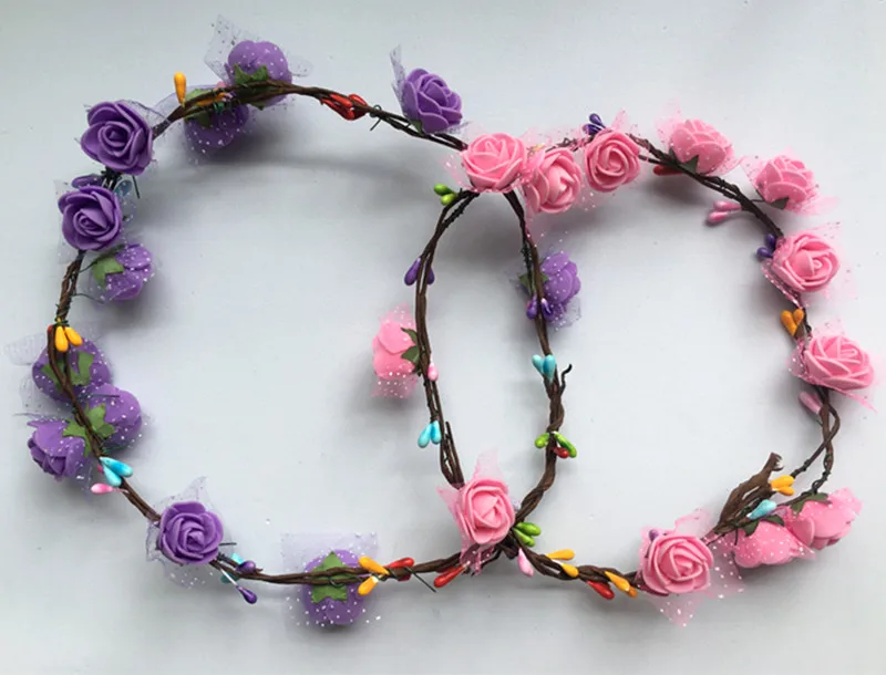 Happyxuan 5 шт. DIY головной убор цветочная гирлянда ручной работы детский сад набор