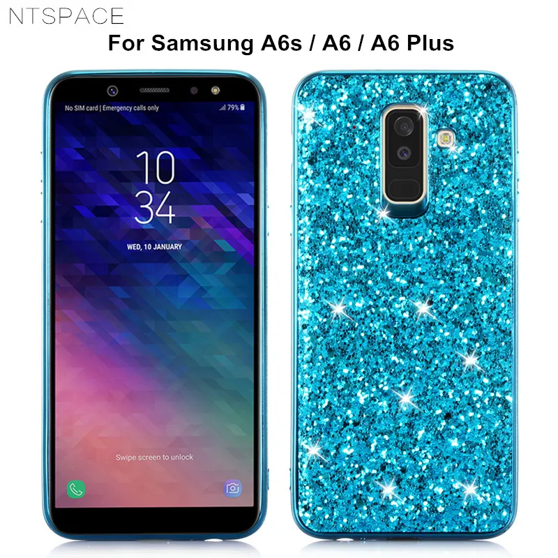 Роскошные блестящие Чехлы для Samsung Galaxy A6S A10E A20E A30 A40 A50 чехол с блестками A60 A70