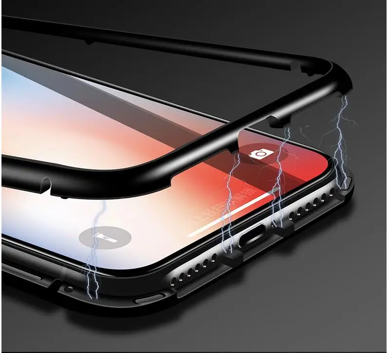 Подходит для Samsung s10/A60/A70/A50 Чехол мобильного телефона металлический прозрачный