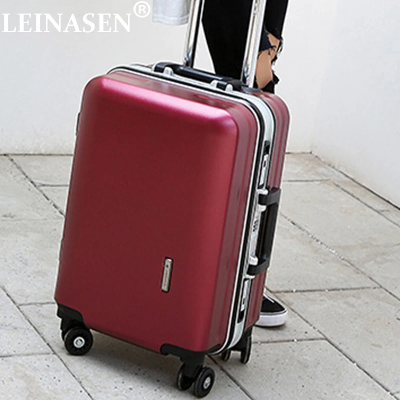 LEINASEN New fashion students rolling luggage 20