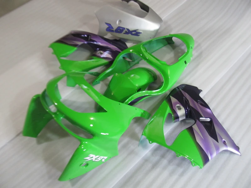 Полный комплект обтекателей из АБС пластика подходит для Kawasaki NINJA zx9r 98 99 синий