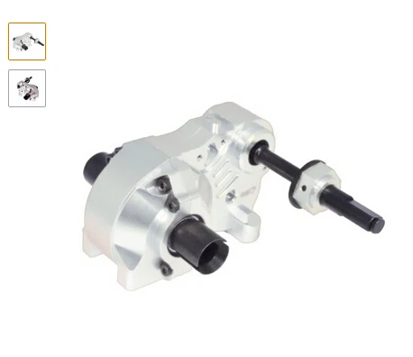 

King Motor CNC Aluminum Complete 3 piece Transmission (silver) Fits HPI Baja 5B, 5T, SS, 2.0, and King Motor and Rovan