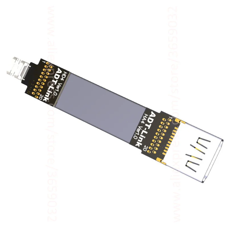 4K x 2K @ 60 Гц 20pin 2 0 HDMI Micro удлинитель Мама мама шнур A D Тип FFC FPV плоский ленточный