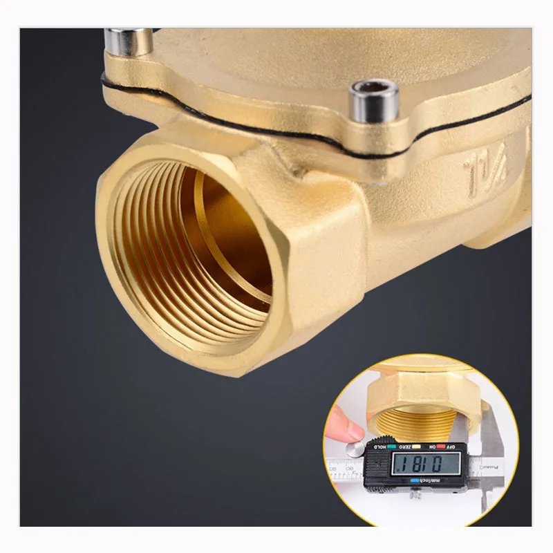 Силовой бизнес часто закрытый медный корпус электромагнитный клапан DN32 DN40 DN50