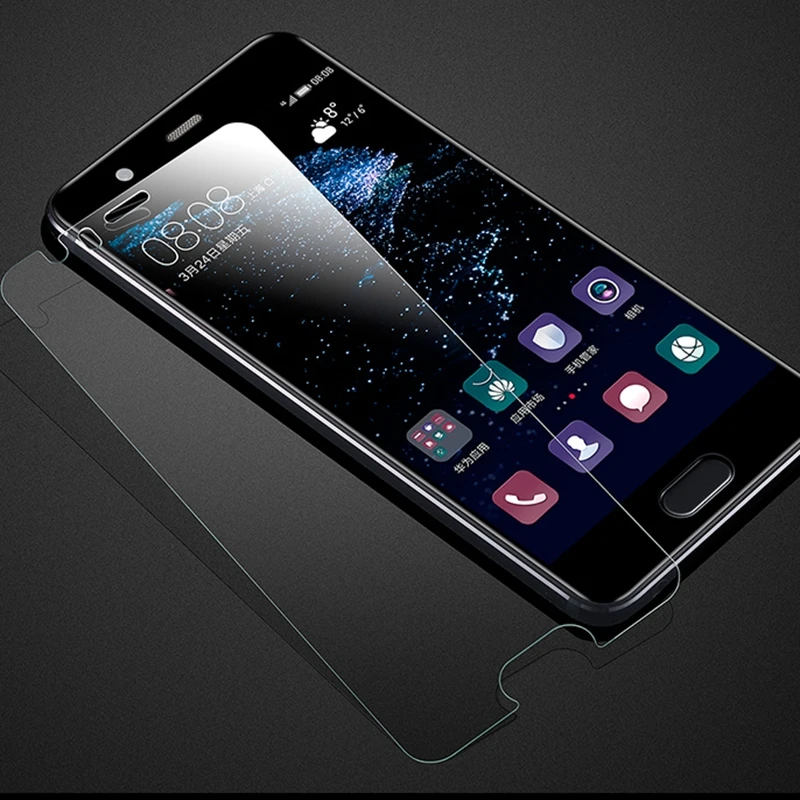 Взрывозащищенный защитный экран для Huawei P8 P9 P10 P20 Lite 2017 Honor 5C 6A 7 8 Премиум Защитный