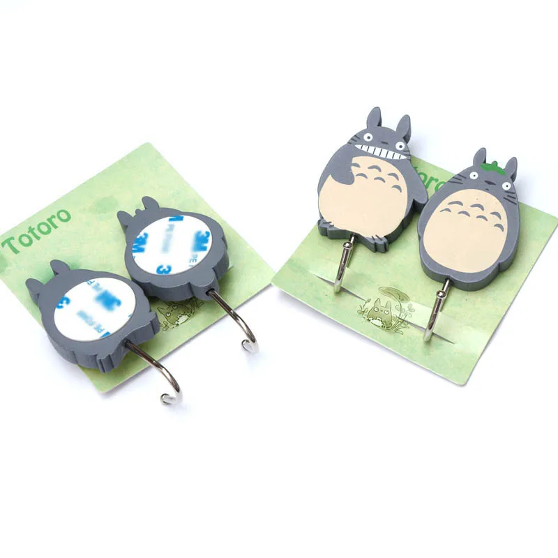 2 шт. креативные крючки для сумок Totoro настенные декоративные вешалок одежды|hook