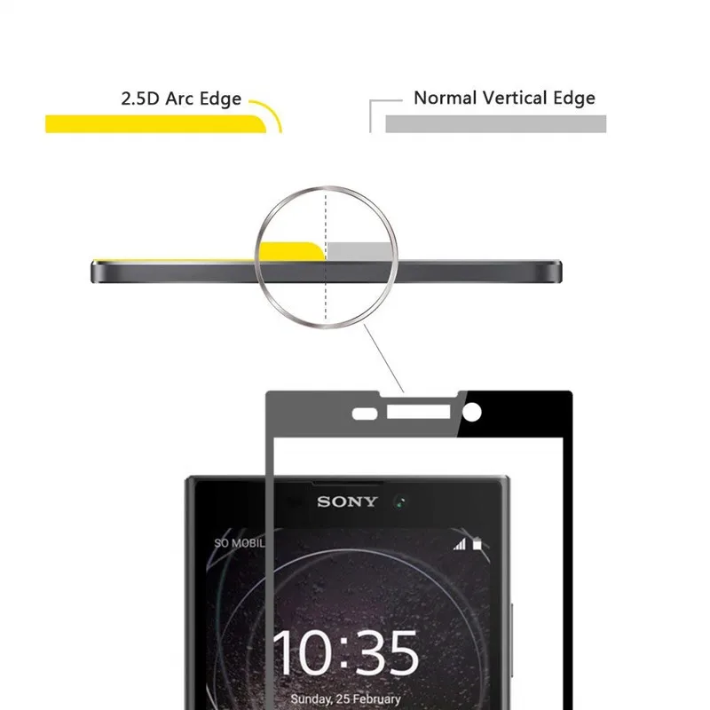 Защитная пленка для Sony Xperia L2 закаленное стекло L 2 H3311 H3321 H4311 H4331 с полным покрытием