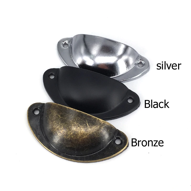 Винтажная металлическая кухонная дверная ручка для шкафа ящика мебельная чашка