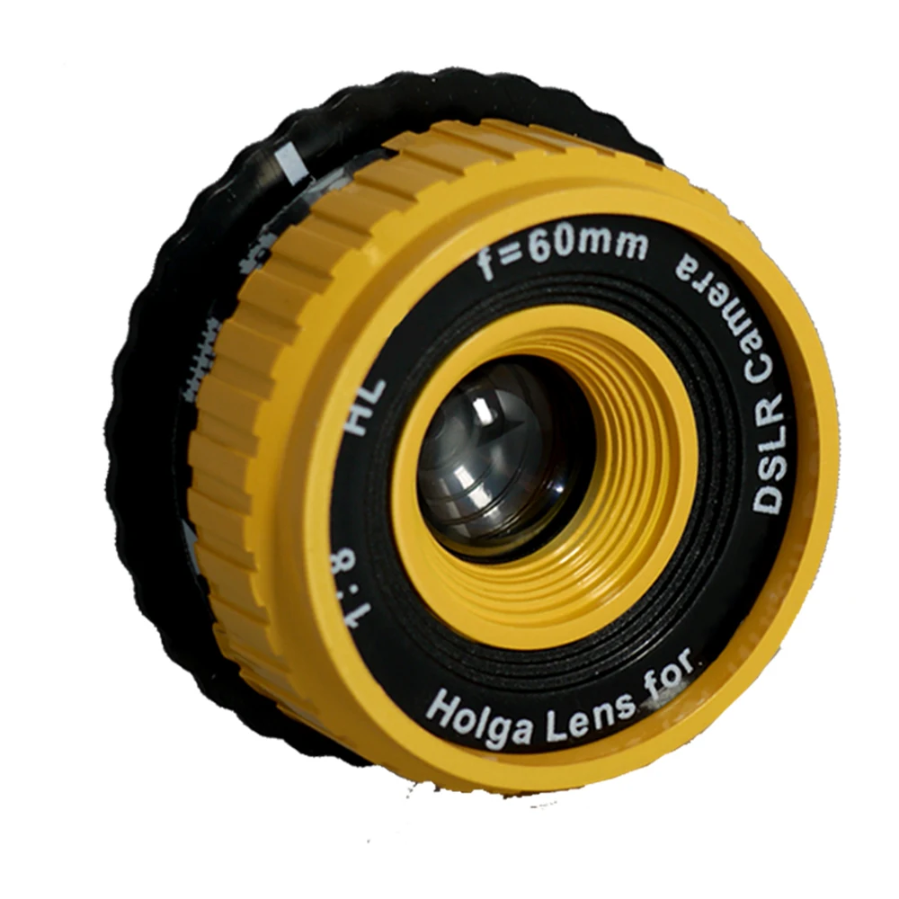 Lomo Holga DSLR объектив Желтый HL C для цифровой камеры Canon EOS EF system 1D 5D 7D 60D 50D 40D 600D 550D 500D 1000D