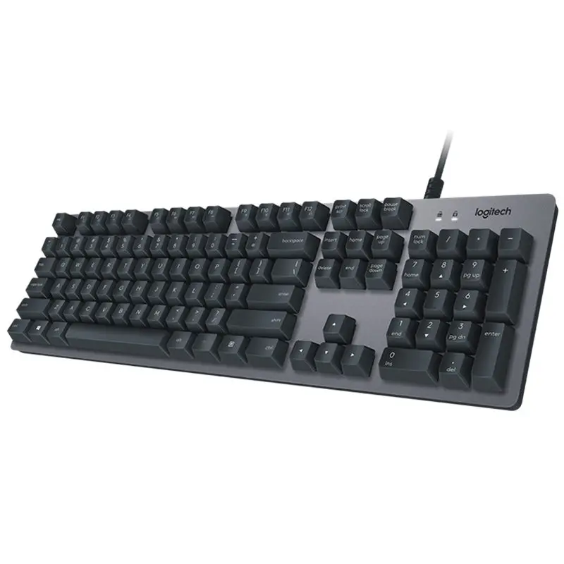 2017 профессиональная игровая алюминиевая механическая клавиатура Logitech K840 с