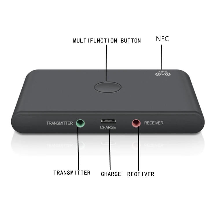 Kebidu 2 в 1 беспроводной Bluetooth 4,2 адаптер TX6 NFC ресивер передатчик музыка аудио адаптер для AUX вход или RCA порт для ПК