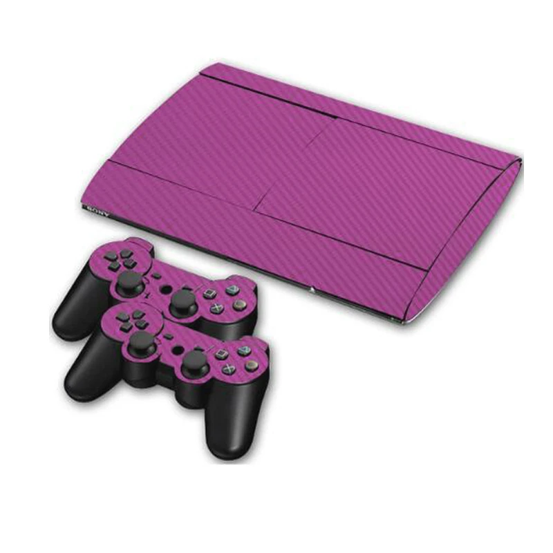 Виниловая защитная пленка из углеродного волокна для Sony PS3 Super Slim 4000 и 2