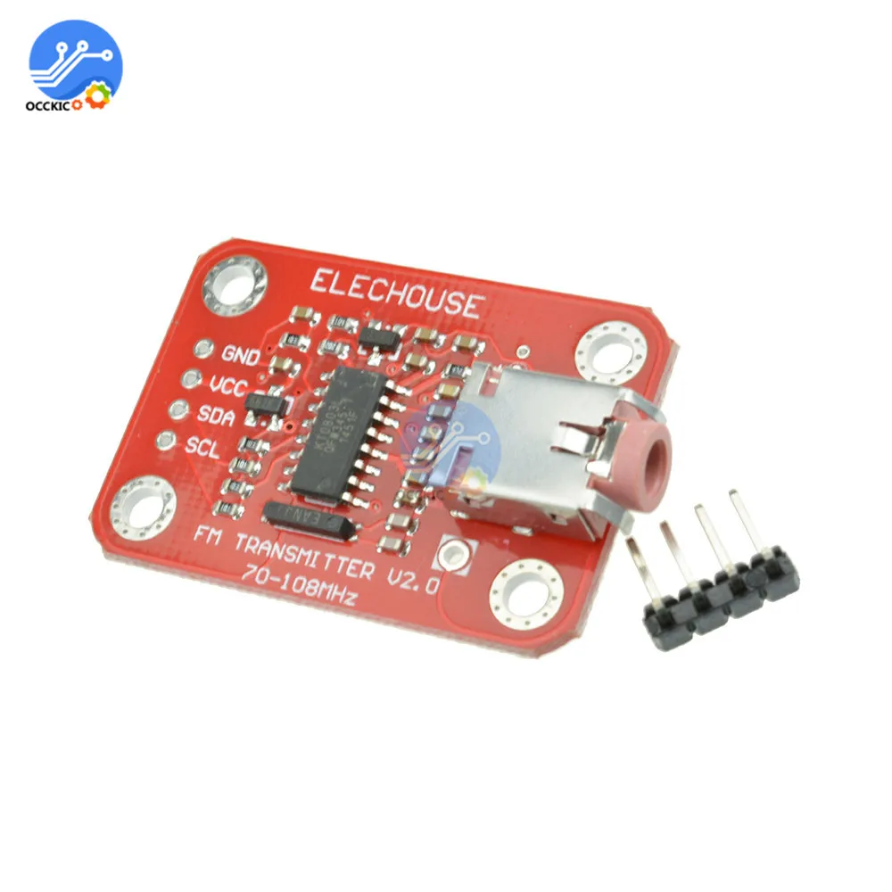 Модуль FM передатчика V2.0 цифровой модуль радио для микрофона Arduino|module for arduino|module