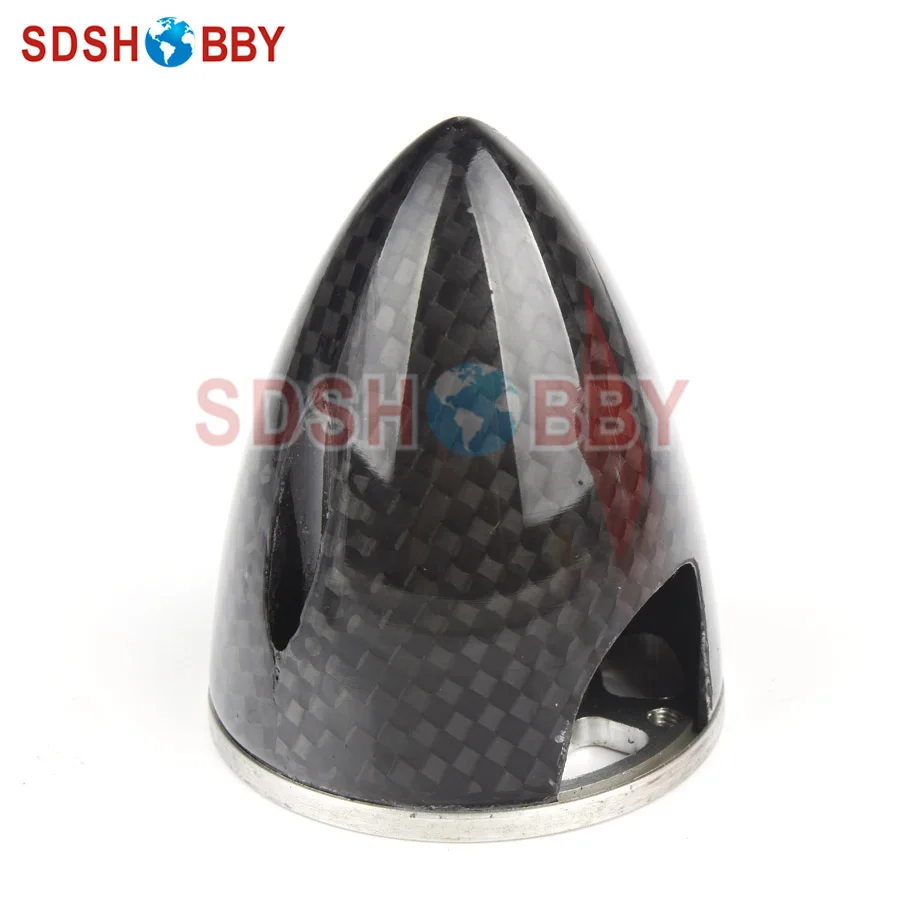 

RC Model 2.5"(63.5mm) Carbon Fiber Bullet Spinner with Aluminum Back Plate 3K Surface Processing