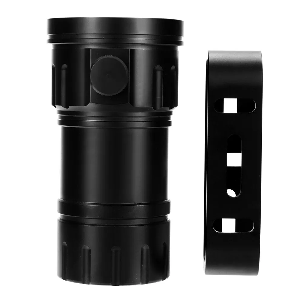 80 м светодиодный фонарик для дайвинга фотосъемки подводный IPX8 водонепроницаемый